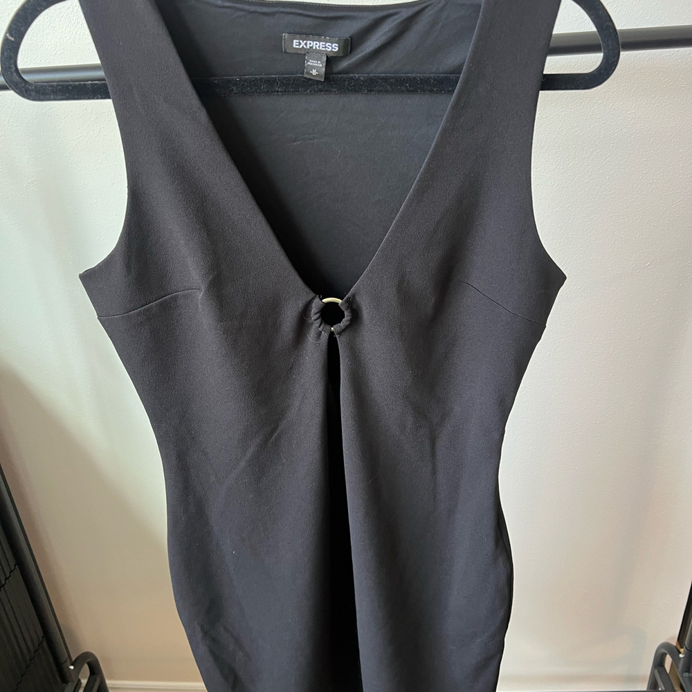 Express black mini dress